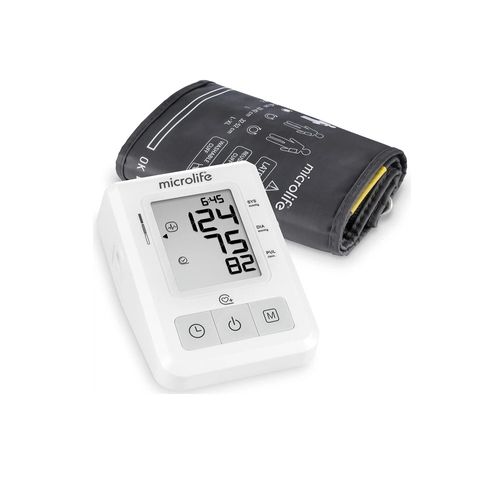 Máy Đo Huyết Áp Bắp Tay Microlife B2 Basic - Đo Huyết Áp và Nhịp Tim Tự Động, Bộ Nhớ 30 Lần, Thiết Kế Gọn Nhẹ, Dễ Sử Dụng