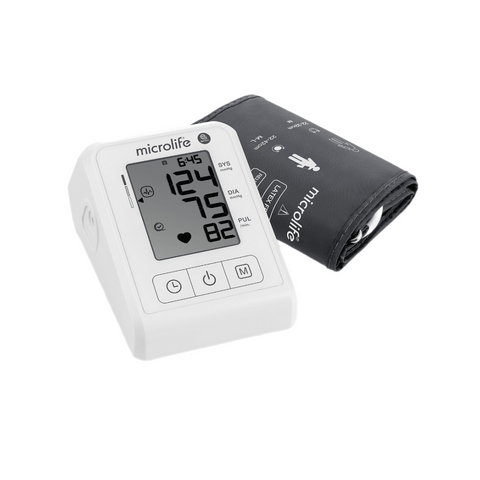 Máy đo huyết áp bắp tay Microlife BP B1 Classic - Màn hình lớn, bộ nhớ 30 lần đo, cảnh báo loạn nhịp tim, tiện lợi mang theo