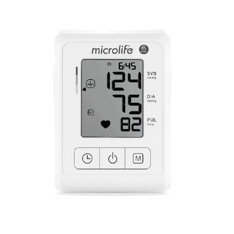 Máy đo huyết áp bắp tay Microlife BP B1 Classic - Màn hình lớn, bộ nhớ 30 lần đo, cảnh báo loạn nhịp tim, tiện lợi mang theo
