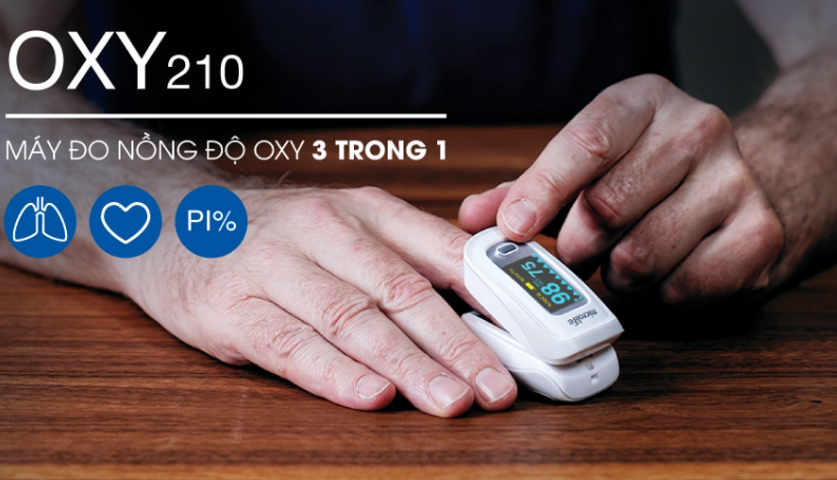 Máy đo nồng độ Oxy trong máu và nhịp tim Microlife OXY 210 - Thiết bị tiện lợi OLED hiển thị rõ nét, 3 trong 1 cho sức khỏe gia đình.