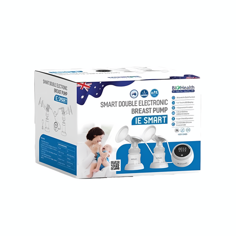 Máy Hút Sữa Điện Đôi Biohealth IE Smart 30 Cấp Độ - Thiết Kế Nhỏ Gọn, Dễ Sử Dụng, Lực Hút Mạnh Mẽ Cho Mẹ Bỉm Sữa