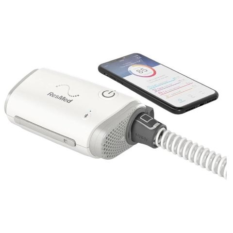 Máy trợ thở Resmed AirMini Autoset Điều Khiển Từ Xa - Thiết Bị CPAP Tự Động Cho Người Ngưng Thở Khi Ngủ, Hoạt Động Êm Ái