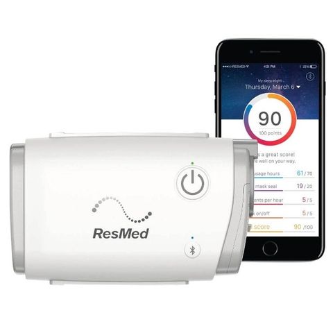 Máy trợ thở Resmed AirMini Autoset Điều Khiển Từ Xa - Thiết Bị CPAP Tự Động Cho Người Ngưng Thở Khi Ngủ, Hoạt Động Êm Ái
