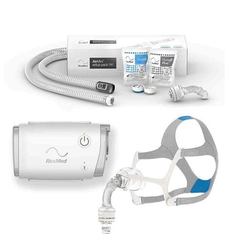 Máy trợ thở Resmed AirMini Autoset Điều Khiển Từ Xa - Thiết Bị CPAP Tự Động Cho Người Ngưng Thở Khi Ngủ, Hoạt Động Êm Ái