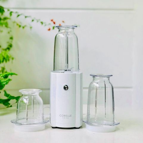 Máy Xay Sinh Tố Đa Năng Corelle Seka 350W - Thiết Kế Hiện Đại, 4 Lưỡi Dao Sắc Nhạy, Xay Nhanh Trái Cây & Hạt Khô