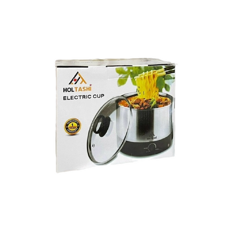 Nồi lẩu điện mini Holtashi đế rời 1.2L - Thiết kế hiện đại, inox chống rỉ, nấu đa năng tiện lợi cho mọi bữa ăn