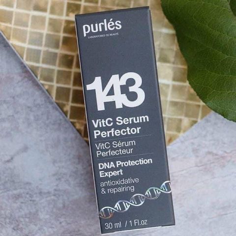 Serum Dưỡng Trắng Chuyên Sâu Purles 143 VitC - Bảo Vệ DNA, Giảm Nếp Nhăn, Chống Oxy Hóa - Hiệu Quả Từ Vitamin C 30ml