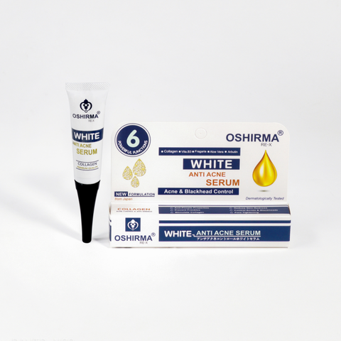 Serum Cải Thiện Mụn Oshirma RE-X White Anti Acne - Giải Pháp Dưỡng Da, Giảm Sưng Viêm, Làm Mờ Vết Thâm, Chống Mụn Hiệu Quả