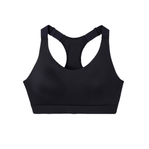 Áo Bra Fitness Nữ 900 Decathlon Domyos 8589403 Màu Đen - Áo Tập Gym Thể Thao, Nâng Đỡ Vòng 1, Chất Liệu Thoáng Khí, Co Giãn Tốt