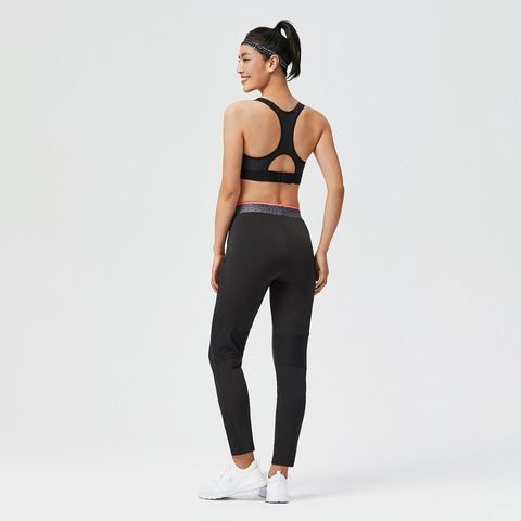 Áo Bra Fitness Nữ 900 Decathlon Domyos 8589403 Màu Đen - Áo Tập Gym Thể Thao, Nâng Đỡ Vòng 1, Chất Liệu Thoáng Khí, Co Giãn Tốt