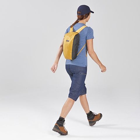Balo Du Lịch Gấp Gọn 10L Travel 100 Decathlon Forclaz - Balo Nhỏ Gọn, Dễ Mang Theo Khi Du Lịch, Thiết Kế Thông Minh