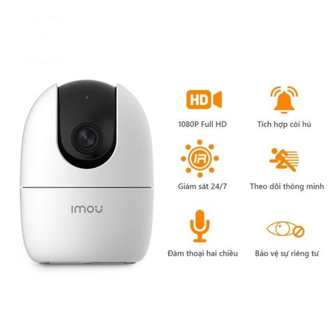 Camera IP Wifi Imou IPC-A22EP-D 1080P - Camera Giám Sát Không Dây Hồng Ngoại 10m - Thiết Kế Nhỏ Gọn, Tính Năng Thông Minh
