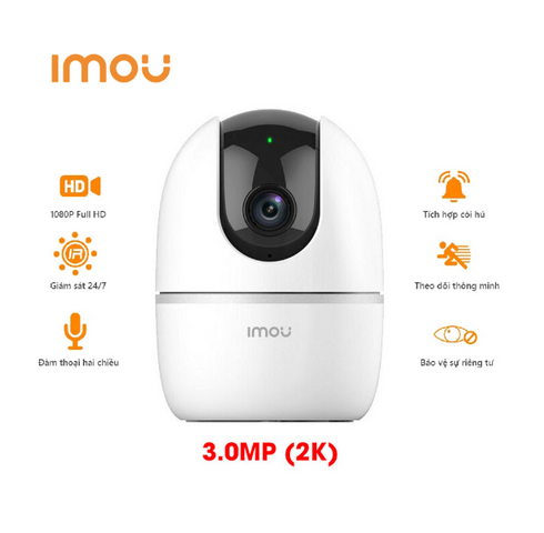 Camera Wifi trong nhà Imou IPC-A32EP-L quay quét 3MP - Đàm thoại 2 chiều, Hồng ngoại 10m, Giải pháp an ninh thông minh