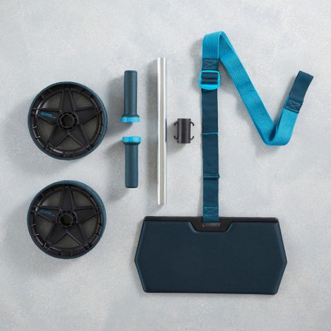 Con lăn tập bụng Decathlon Corength 8556755 kèm thảm - Dụng cụ thể hình, cải thiện cơ bụng cho mọi cấp độ tập luyện