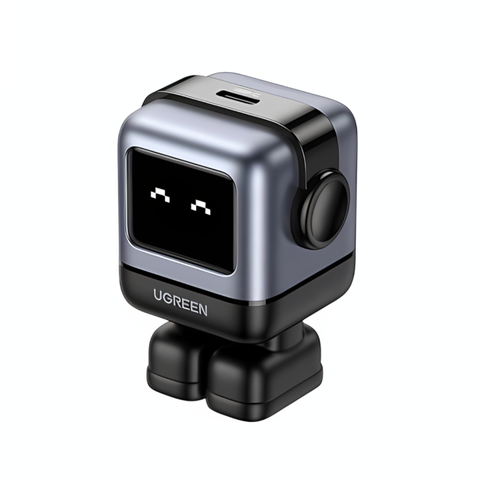 Củ Sạc Nhanh Ugreen CD359 Nexode Robot GaN Mini 30W - Sạc Thông Minh Cho Điện Thoại, Máy Tính Bảng và MacBook Air, Màn Hình LED Biểu Cảm