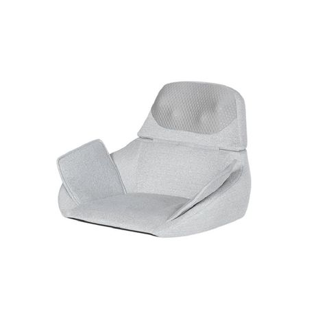 Đệm Massage Eo Mông Momoda SX352 Cao Cấp - Giảm Đau Lưng, Thư Giãn Với 4 Đầu Massage 3D Chất Liệu Thoáng Khí, Màu Xám