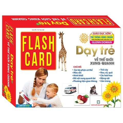 Flash Card Thông Minh Chuẩn Glenn Doman - Dạy Trẻ Khám Phá Thế Giới Xung Quanh - Bộ 120 Thẻ Giáo Dục Sáng Tạo