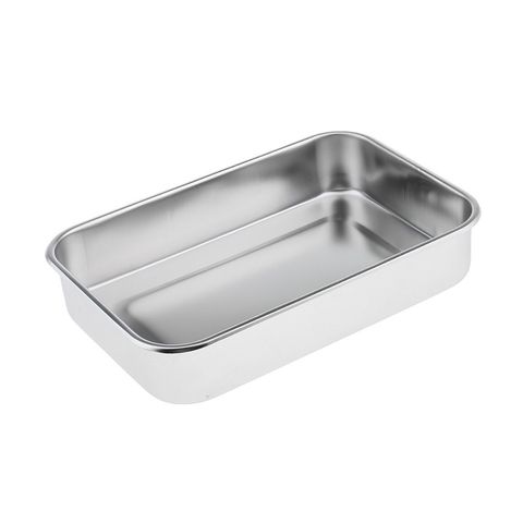 Hộp Đựng Dụng Cụ Y Tế Inox Có Nắp Đậy - Kích Thước 24cm x 16cm x 5cm, Bền Đẹp, Tiện Lợi Cho Spa, Nha Khoa, Thẩm Mỹ Viện