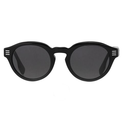 Kính mát nam Burberry Dark Grey Round Men's Sunglasses BE4404F 300187 50
