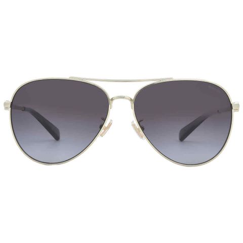 Kính râm nam Coach Grey Gradient Pilot Men's Sunglasses HC7140 90058G 61