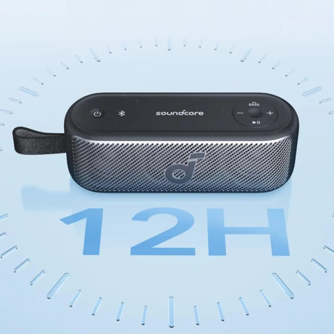 Loa Bluetooth Anker Soundcore Motion 100 A3133 - Công suất 20W, Âm thanh Mạnh mẽ, Chống Nước IPX7, Thích hợp Trong Nhà và Ngoài Trời