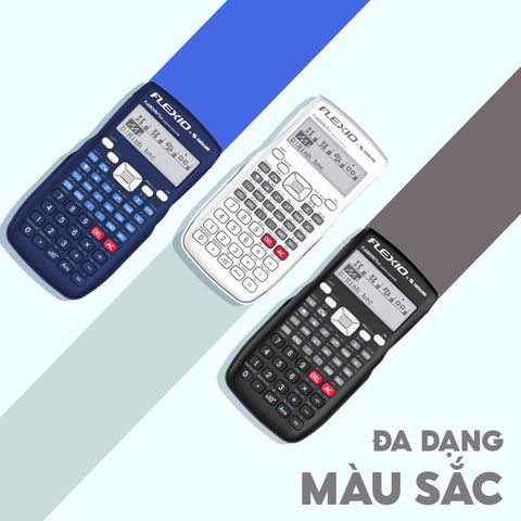 Máy Tính Khoa Học Thiên Long Flexio Fx680VN Plus - Chuẩn Thi Bằng Không Tín Hiệu, Thiết Kế Hiện Đại, Bền Bỉ, Bảo Hành 7 Năm