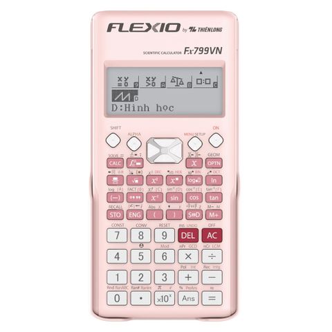 Máy Tính Khoa Học Thiên Long Flexio Fx799VN - Đầy Đủ 529 Tính Năng, Chế Độ Bảo Hành 07 Năm, Thích Hợp Mang Vào Phòng Thi