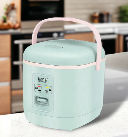 Nồi cơm điện mini Bennix BN-006GC 200W - Dung tích 600ml, Tiện lợi cho 1-2 người, Giữ ấm 12 giờ, Dễ dàng sử dụng và vệ sinh