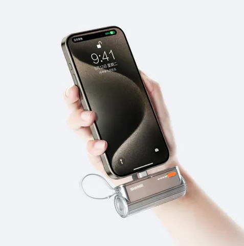 Pin Dự Phòng Sharge Flow Mini 5000mAh SP012 - Tích Hợp Cáp 2in1 Năng Lượng Mọi Lúc Mọi Nơi