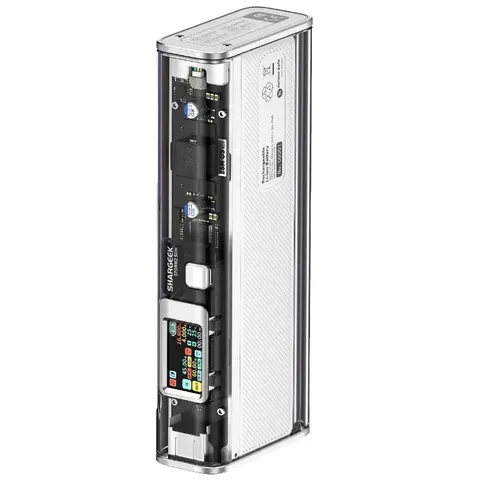 Pin sạc dự phòng Shargeek Storm 2 Slim 130W 20000mAh - Thiết kế Cyberpunk, Sạc nhanh, Đồ công nghệ cao cho điện thoại và thiết bị số