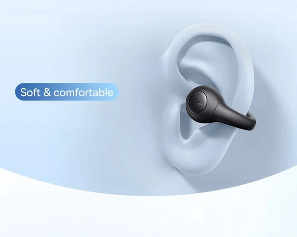 Tai nghe Bluetooth Baseus AirGo AS01 True Wireless (TWS) - Thiết kế Open-Ear, Công nghệ ENC, Âm thanh sống động, Pin 25 giờ