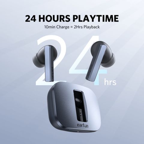 Tai Nghe Bluetooth TWS Earfun Air Pro SV - Micro Chống Ồn, Kết Nối Bluetooth 5.2, Thời Gian Sử Dụng 24 Giờ, Chống Nước IPX5