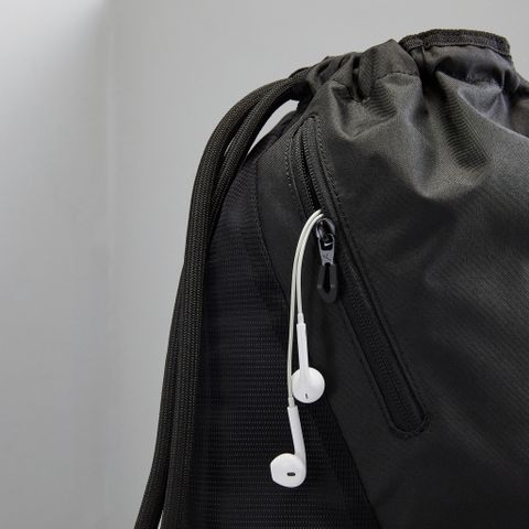 Túi Dây Rút Thể Thao Decathlon Domyos 15L Đen - Túi Đeo Vai Tiện Lợi Cho Tập Gym, Du Lịch, Vận Động