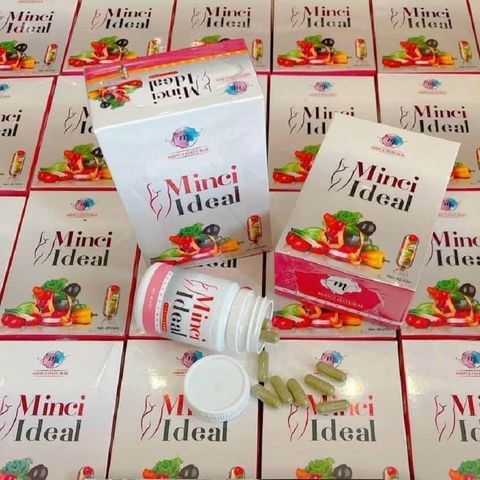 Viên Uống Giảm Cân Minci Ideal - Hỗ Trợ Tăng Chuyển Hóa, Ngăn Mỡ Dư Thừa, Vóc Dáng Thon Thả - Lọ 40 Viên Thiên Nhiên An Toàn