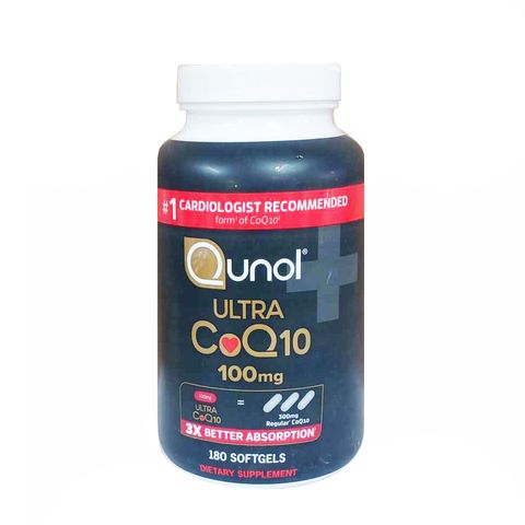 Viên uống hỗ trợ tim mạch Qunol Ultra CoQ10 100mg - Cải thiện sức khỏe tim mạch và ổn định đường huyết - Sản phẩm từ Mỹ
