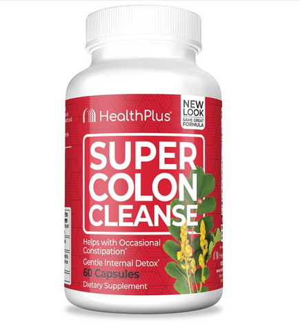 Viên uống nhuận tràng Health Plus Super Colon Cleanse 120 viên - Giải pháp thải độc tự nhiên, hỗ trợ tiêu hóa, giảm táo bón hiệu quả