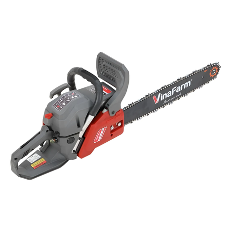 Máy Cưa Xích Vinafarm VNCS5900 - Công Suất 2.5 KW, Dung Tích 52 cc, Lam 20 inch, Thích Hợp Cho Làm Vườn Và Thợ Mộc