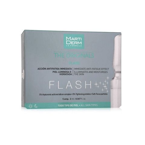 Ampoule Dưỡng Ẩm Sáng Da MartiDerm The Originals Flash - Tinh Chất Làm Sáng, Cấp Ẩm Cho Da Căng Mọng, Mịn Màng, Hỗ Trợ Chống Lão Hóa