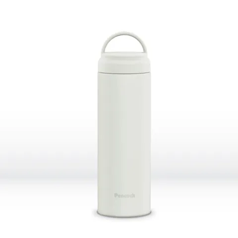 Bình Giữ Nhiệt Chân Không Peacock 480ml AKZ-48 Có Quai Xách - Thép Không Gỉ, Giữ Nhiệt Tối Đa 12 Giờ, Thiết Kế Nhỏ Gọn Dễ Mang Theo