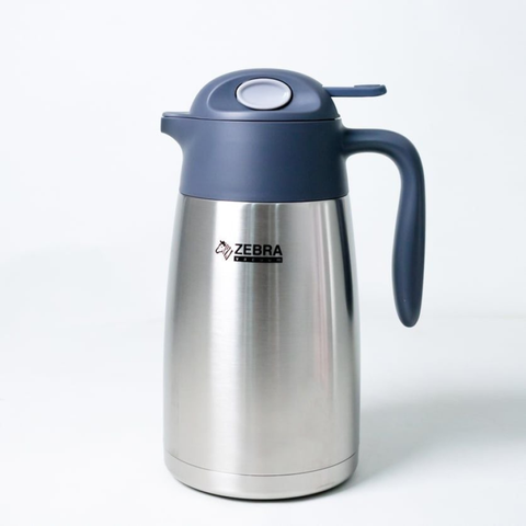 Bình Giữ Nhiệt Inox Zebra Smart III 112950 2L - Chống Rò Rỉ, Giữ Nhiệt 12 Giờ, Thép Không Gỉ, Dễ Dùng, Giải Khát Lý Tưởng