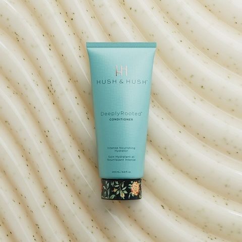 Bộ Dầu Gội Xả Hush & Hush Deeply Rooted - Kích Thích Mọc Tóc, Giúp Phục Hồi Tóc Hư Tổn, 100% Thành Phần Tự Nhiên, 200ml