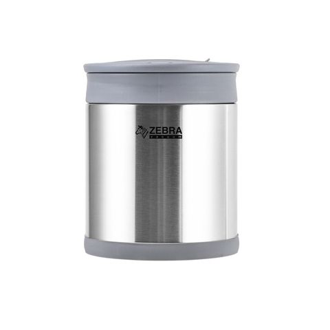Hộp cơm giữ nhiệt Merry Meal Zebra 1,5L - Chất liệu inox cao cấp, có muỗng và ngăn phụ tiện lợi, giữ nóng lâu, không chứa BPA
