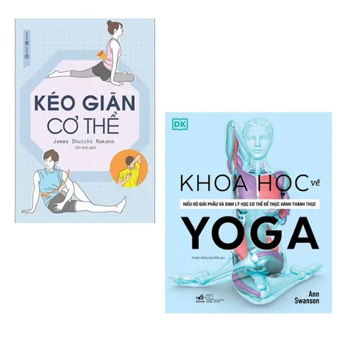 Combo sách Kéo giãn cơ thể và Khoa học về Yoga