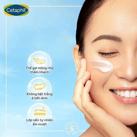 Gel Chống Nắng Cho Da Nhạy Cảm Cetaphil Sun SPF50+ Light Gel - Chống UVA/UVB, Duy Trì Độ Ẩm, Dễ Thấm, 50ml