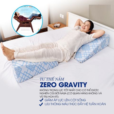 Gối Chống Trào Ngược Người Lớn Hanako Cao 16cm - Gối êm mềm giảm khó chịu khi nằm, hỗ trợ giấc ngủ sâu, chất liệu cao cấp.