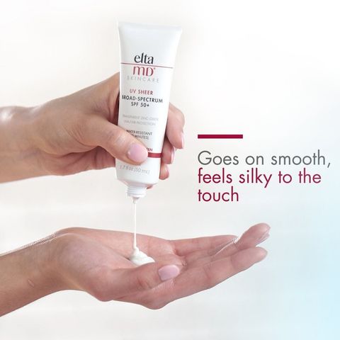 Kem Chống Nắng EltaMD UV Sheer SPF 50+ - Chống Nắng Phổ Rộng Cho Mặt, Hỗ Trợ Chống Nước, Thích Hợp Với Mọi Loại Da