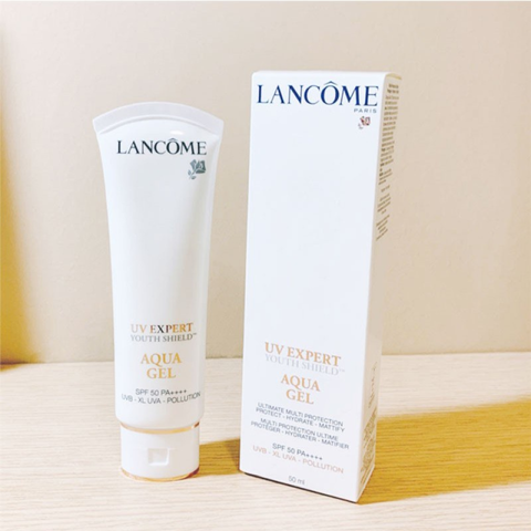 Kem Chống Nắng Lancome UV Expert Youth Shield Aqua Gel SPF50 - Bảo Vệ Da Toàn Diện, Dưỡng Ẩm, Thấm Nhanh, Phù Hợp Mọi Loại Da