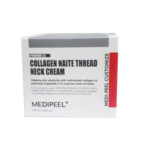 Kem Dưỡng Da Vùng Cổ Medi-Peel Collagen Naite Thread Neck Cream 100ml - Tăng Đàn Hồi, Giảm Nếp Nhăn, Phục Hồi Da Cổ Khỏe Mạnh