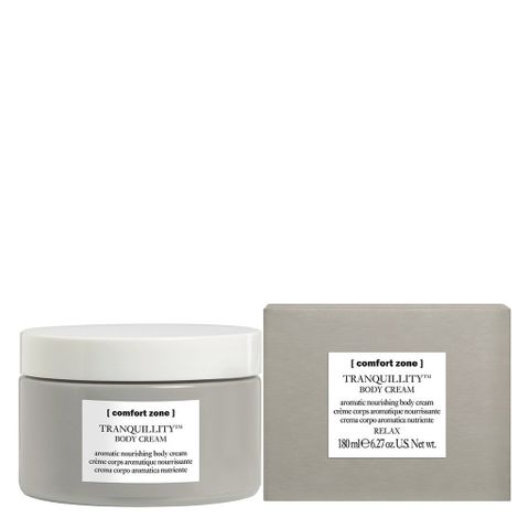 Kem dưỡng thể Comfort Zone Tranquillity Body Cream 180ml - Dưỡng ẩm, làm mềm da, hương hoa hồng và phong lữ, phù hợp cho mọi loại da