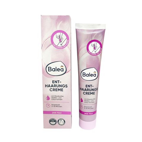 Kem Tẩy Lông Balea 125ml – Dịu Nhẹ, An Toàn Cho Làn Da Thường, Giúp Loại Bỏ Lông Hiệu Quả Không Đau Rát, Hàng Chính Hãng Đức